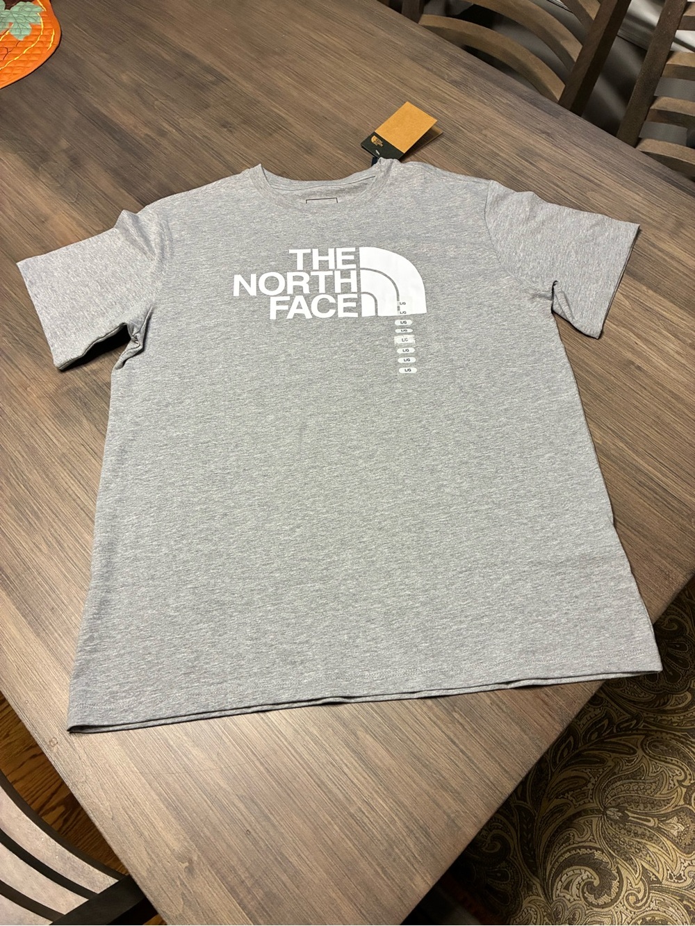 The North Face Women’s Gray Logo Short Sleeve T‑Shirt